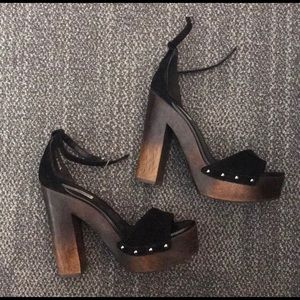 Steve Madden Wood Block Heels
